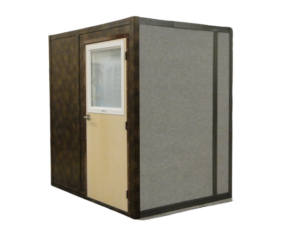 Sound Booth w/ Custom Exterior and Large Door Window