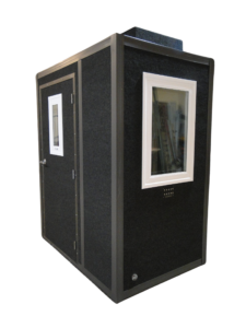 4'x6' sound booth with additional window